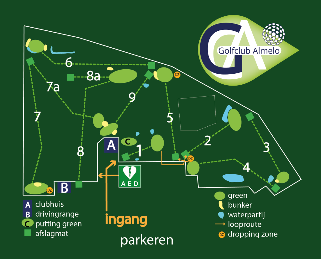 Plattegrond GCA 2025